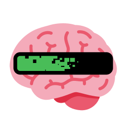the Optimem logo, a cartoon brain with a progress bar overlaid
